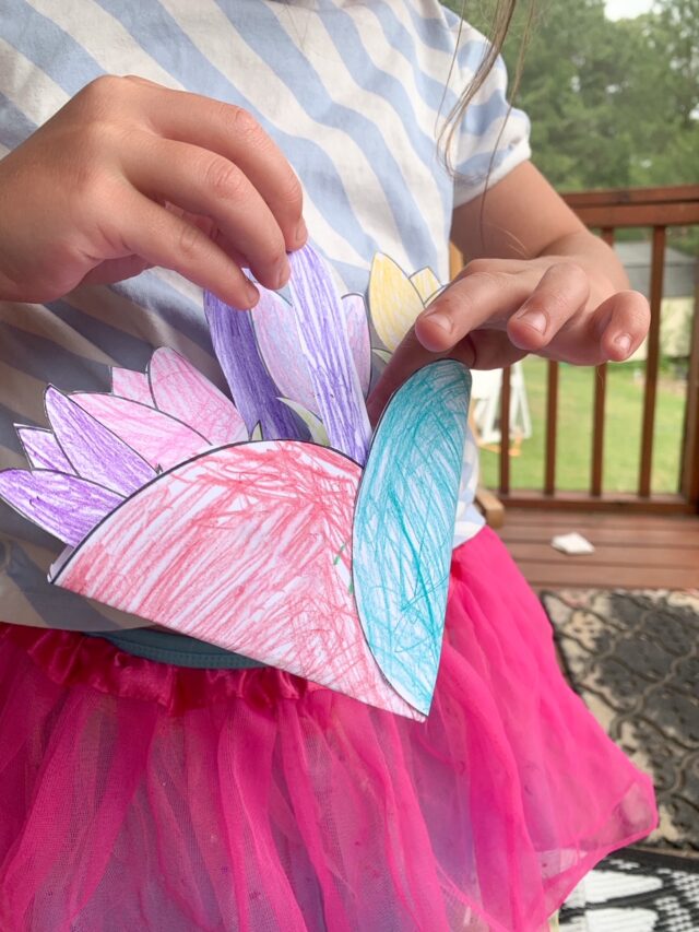 Free Printable Flower Basket Craft - The Artisan Life