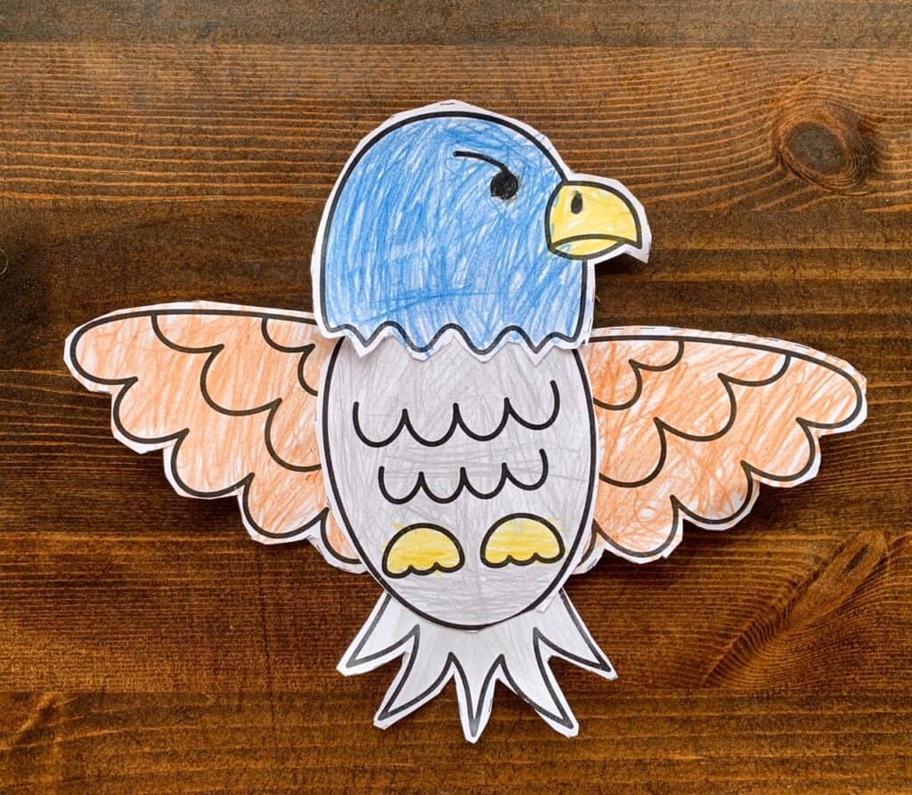 Free Printable Bald Eagle Craft The Artisan Life Free Printable Bald Eagle Craft The Artisan Life
