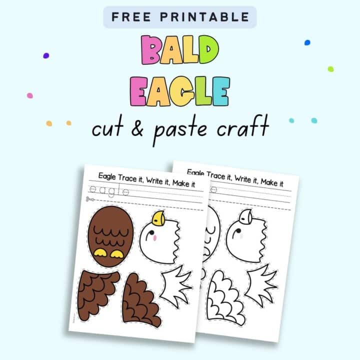 Free Printable Bald Eagle Craft - The Artisan Life