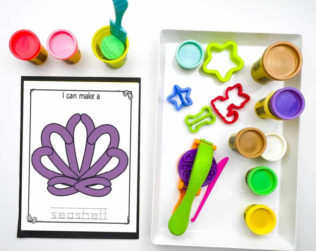 Free Printable Summer Play Dough Mats - The Artisan Life