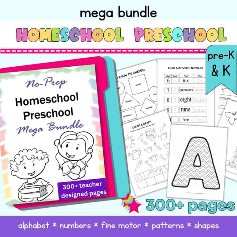 Preschool Mega Bundle - The Artisan Life