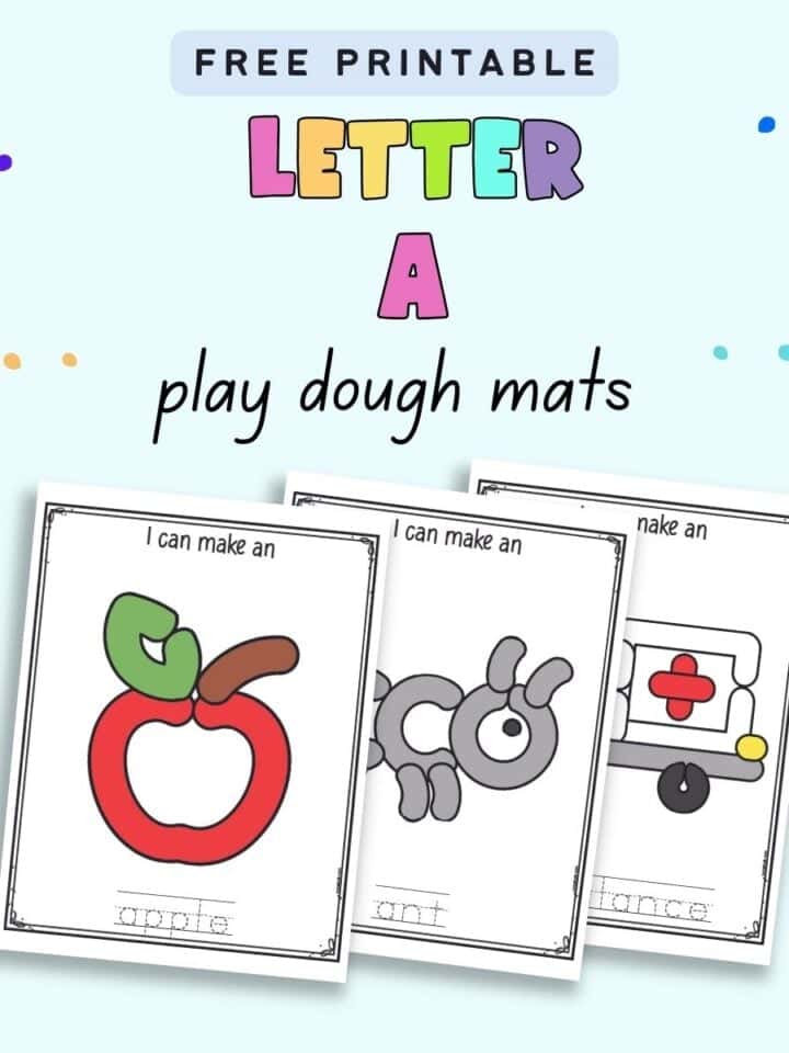 Play Dough Mats & Activity Sheets Archives - The Artisan Life