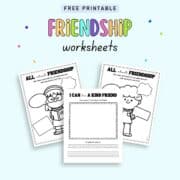 Free Printable Friendship Worksheets for Kids - The Artisan Life