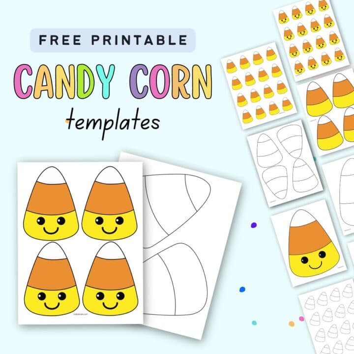 Free Printable Candy Corn Templates - The Artisan Life