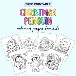 11+ Free Printable Christmas Penguin Coloring Pages for Kids - The ...