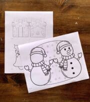Free Printable Christmas Cards for Kids - The Artisan Life