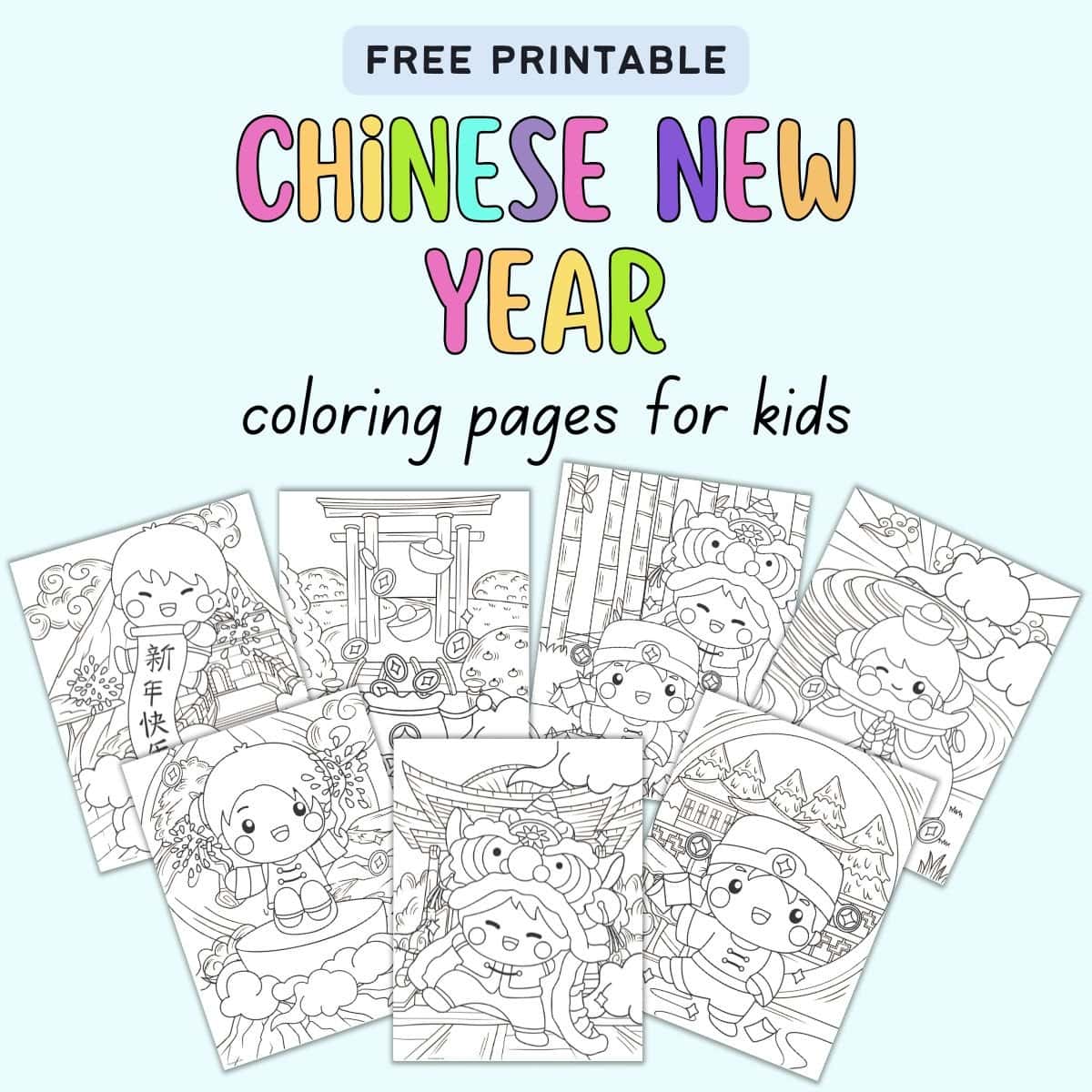 Free Printable Chinese New Year Coloring Pages For Kids The Artisan Life