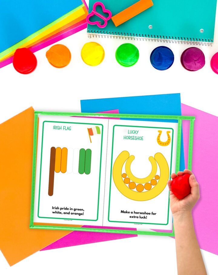 St Patrick's Day Play Dough Activity Mats - The Artisan Life