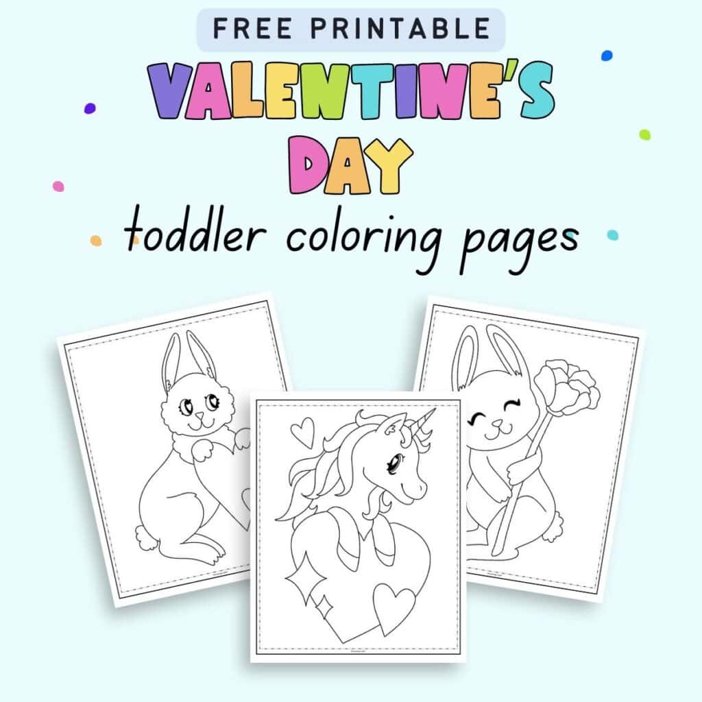 free coloring sheets for valentines day