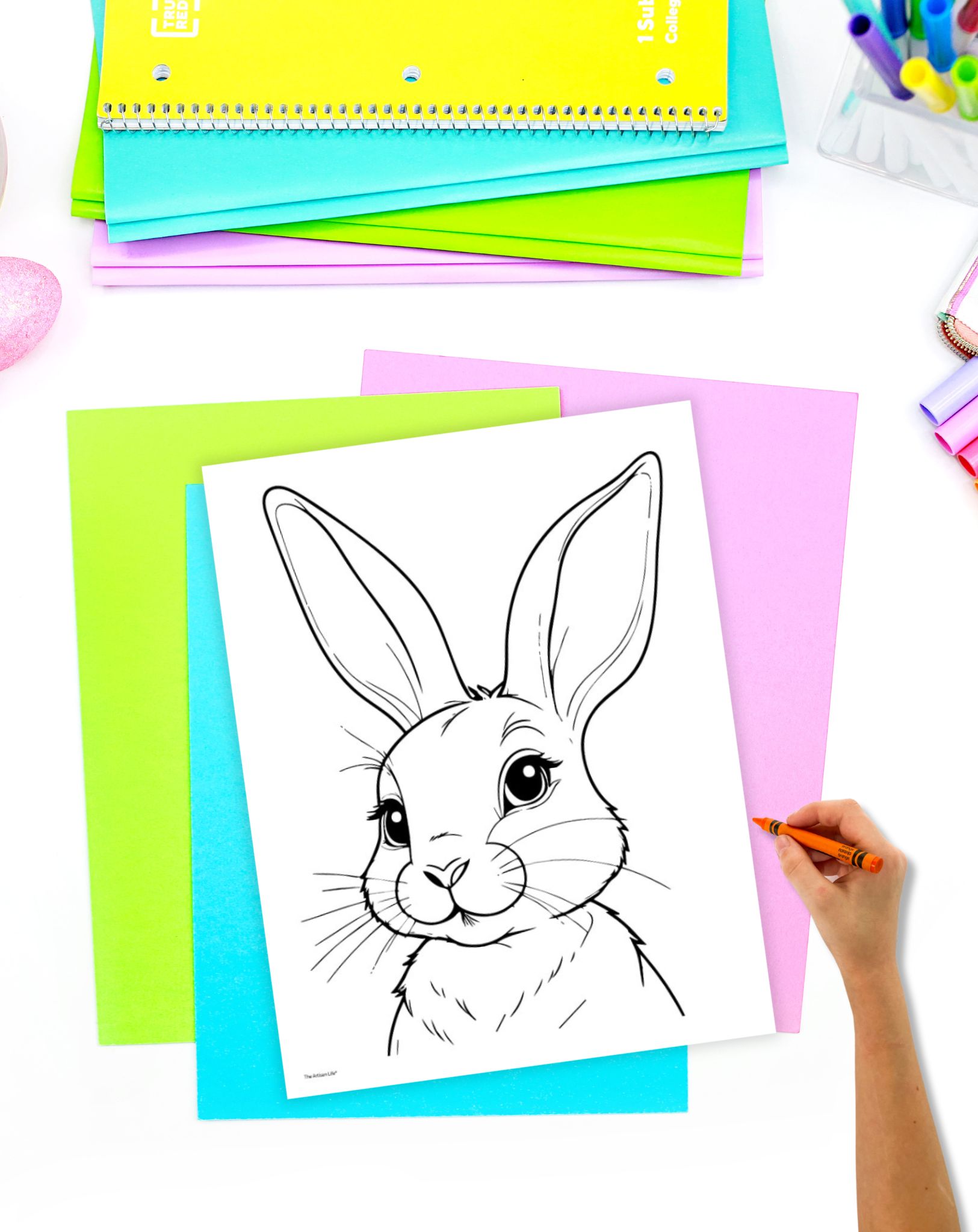 Free Printable Bunny Coloring Pages - 49