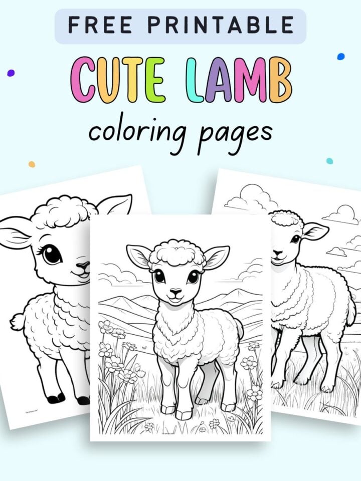 Free Printable Easter Dot Marker Coloring Pages - The Artisan Life