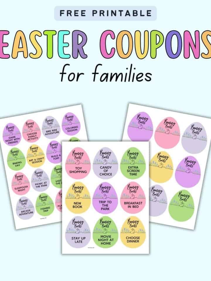 Free Printable Easter Egg Hunt - Easter Egg Coupons 2 720x960 