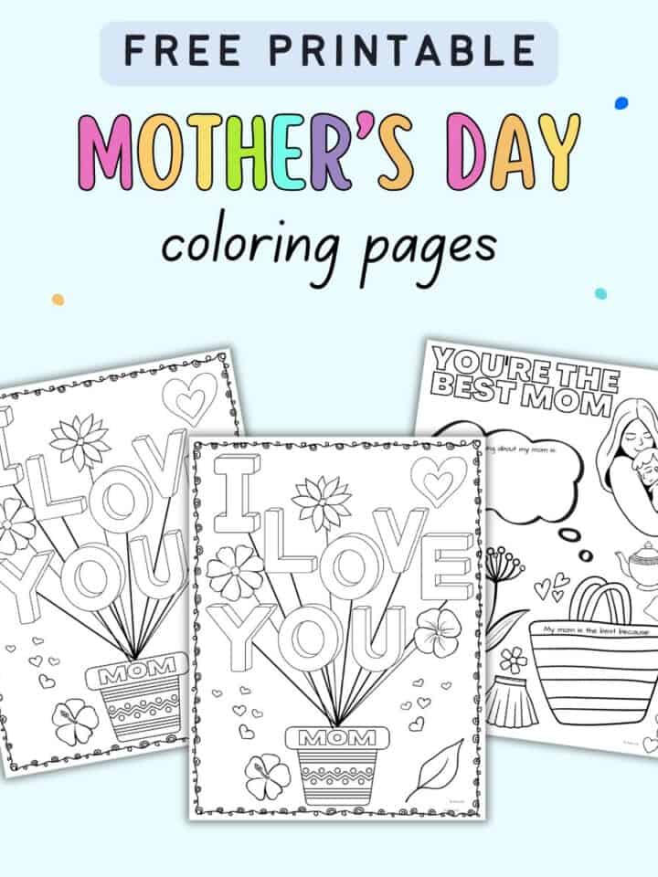 Mother 39 s Day Handprint Free Printables - Free Printable Mothers Coloring Sheets 720x960