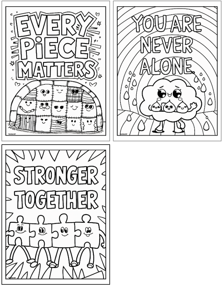 Each Kindness Color Sheets.pdf Free Printable Kindness Coloring Pages - The Artisan Life