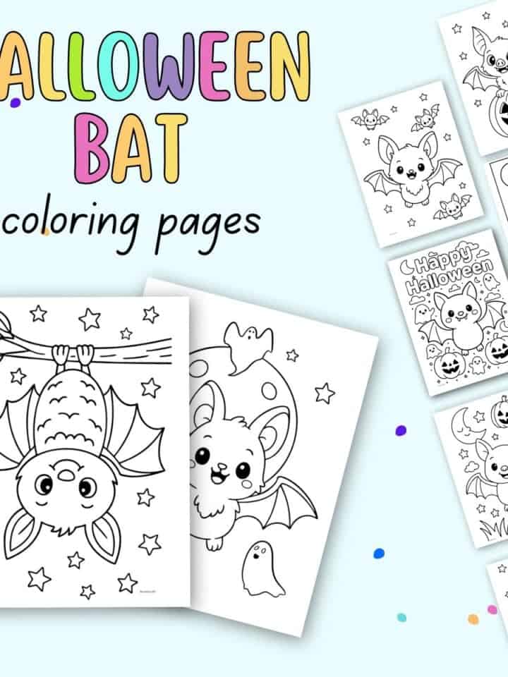 Free Printable Cozy Halloween Coloring Pages - The Artisan Life