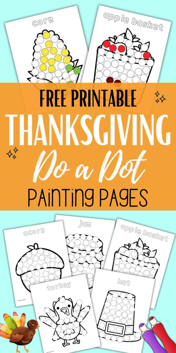 A collection of printable fall-themed coloring pages featuring designs with pumpkins, leaves, and seasonal phrases, suitable for Thanksgiving dot marker activities and preschool worksheets.
