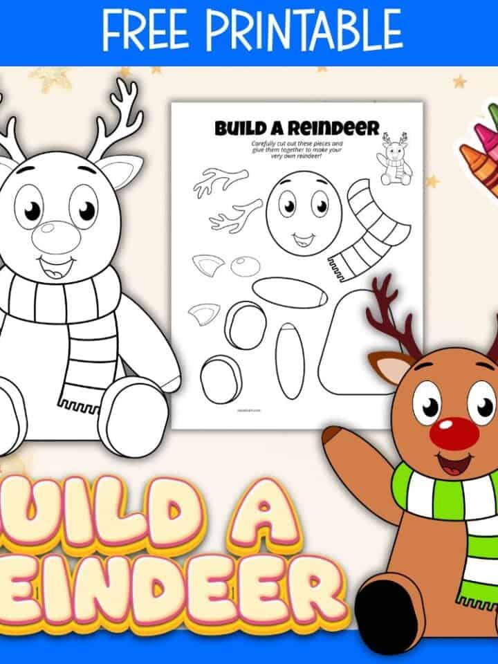 Free Printable Christmas Dot Marker Pages with Vocabulary - The Artisan ...