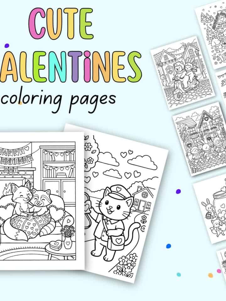 Free Printable Valentine's Day Coloring Pages for Toddlers - The ...