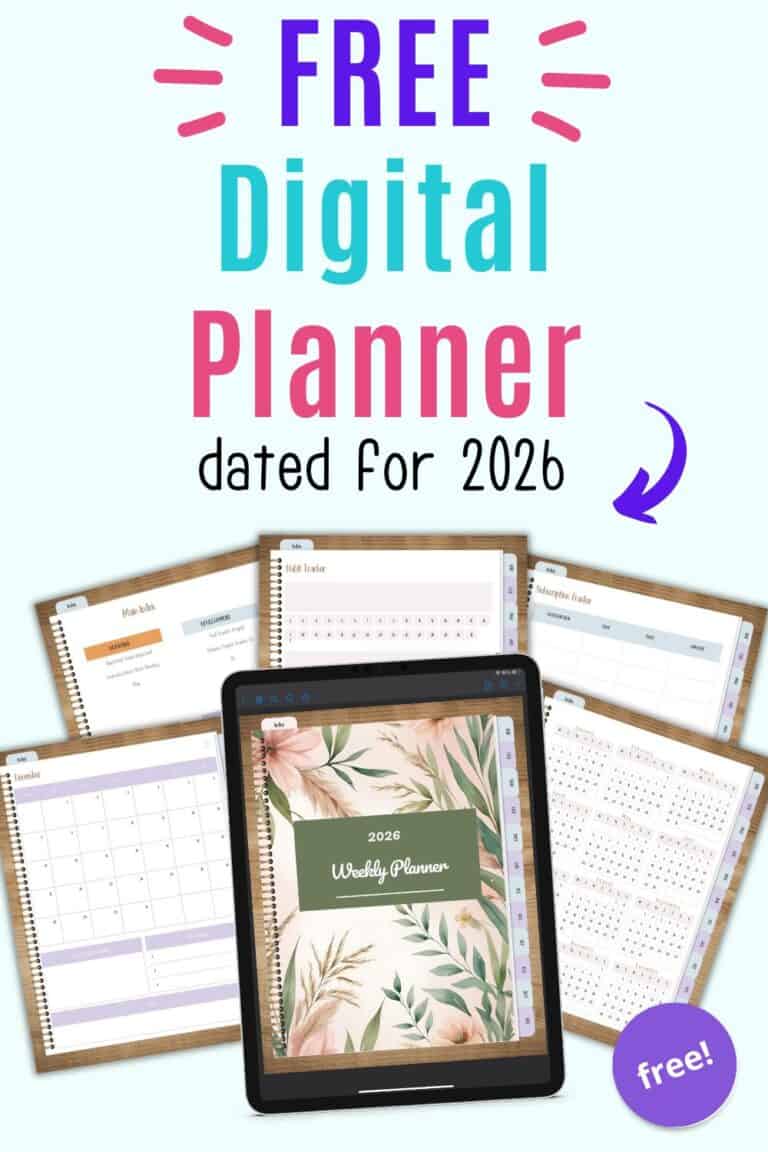 Free Hyperlinked 2026 Digital Planner - The Artisan Life