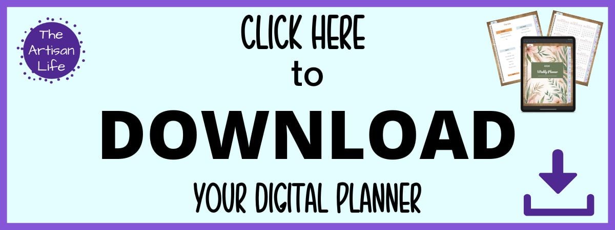 text "click here to download your digital planner"