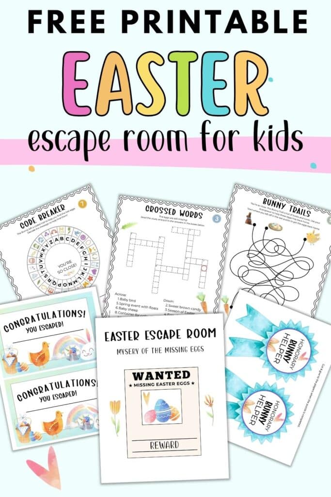 Free Printable Easter Escape Room - The Artisan Life