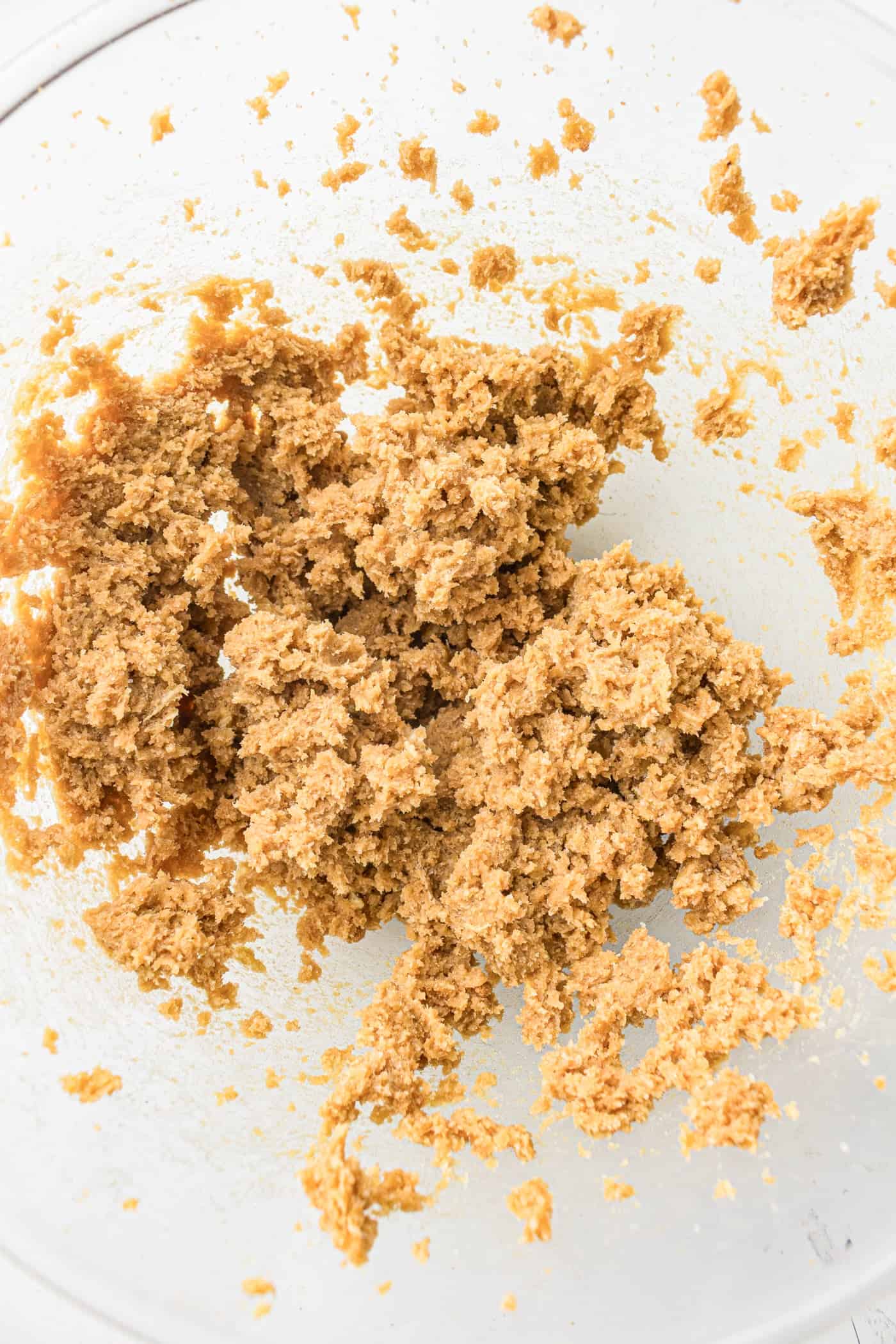 creamed butter and brown sugar