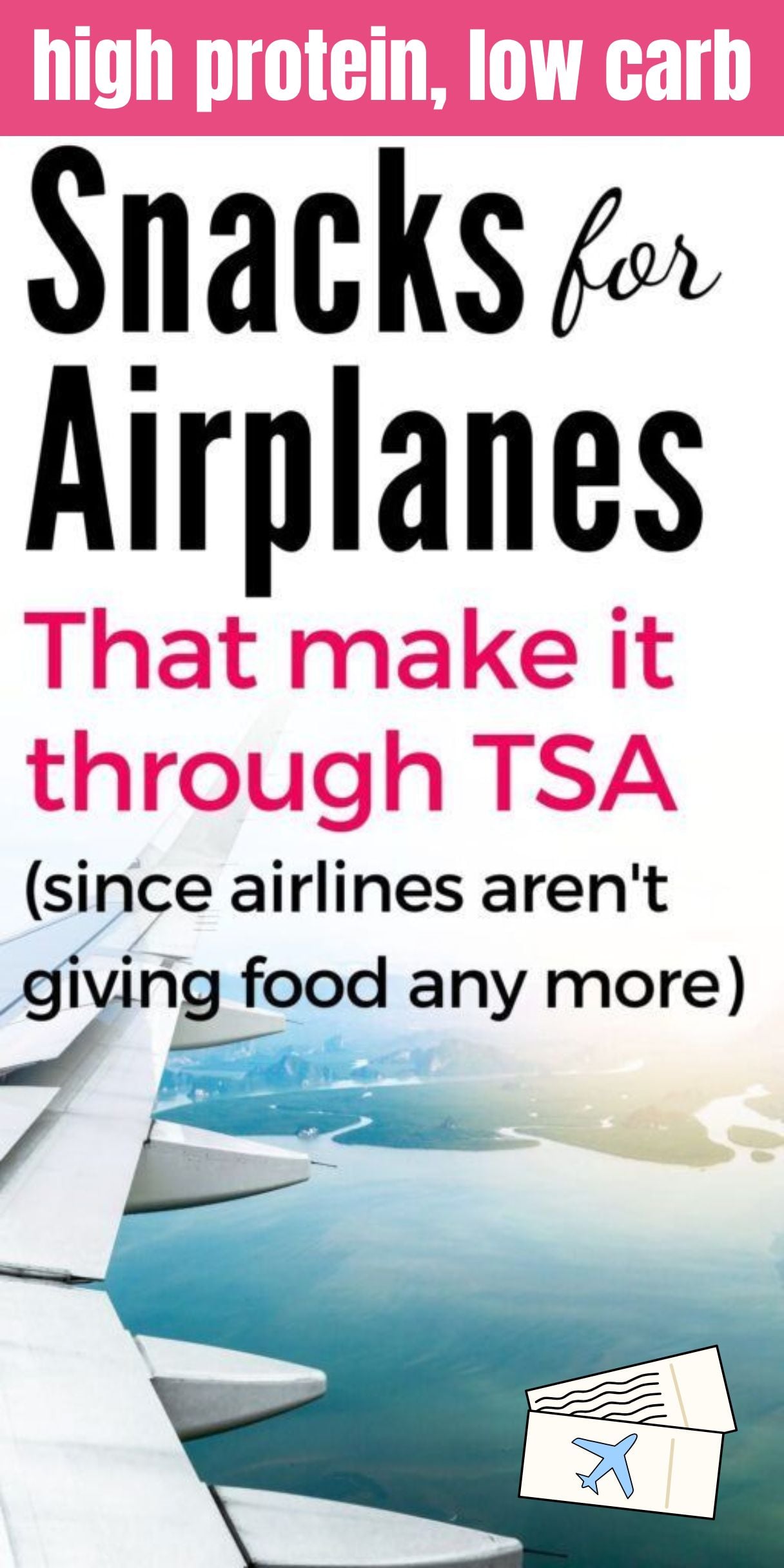 Do you need high-protein travel snacks so you don't get hungry or bloated on your next trip? Check out this list of 15+ high protein, low carb snacks that will make it past TSA! I can pretty much guarantee you won't have through of all of these travel snack ideas. =)