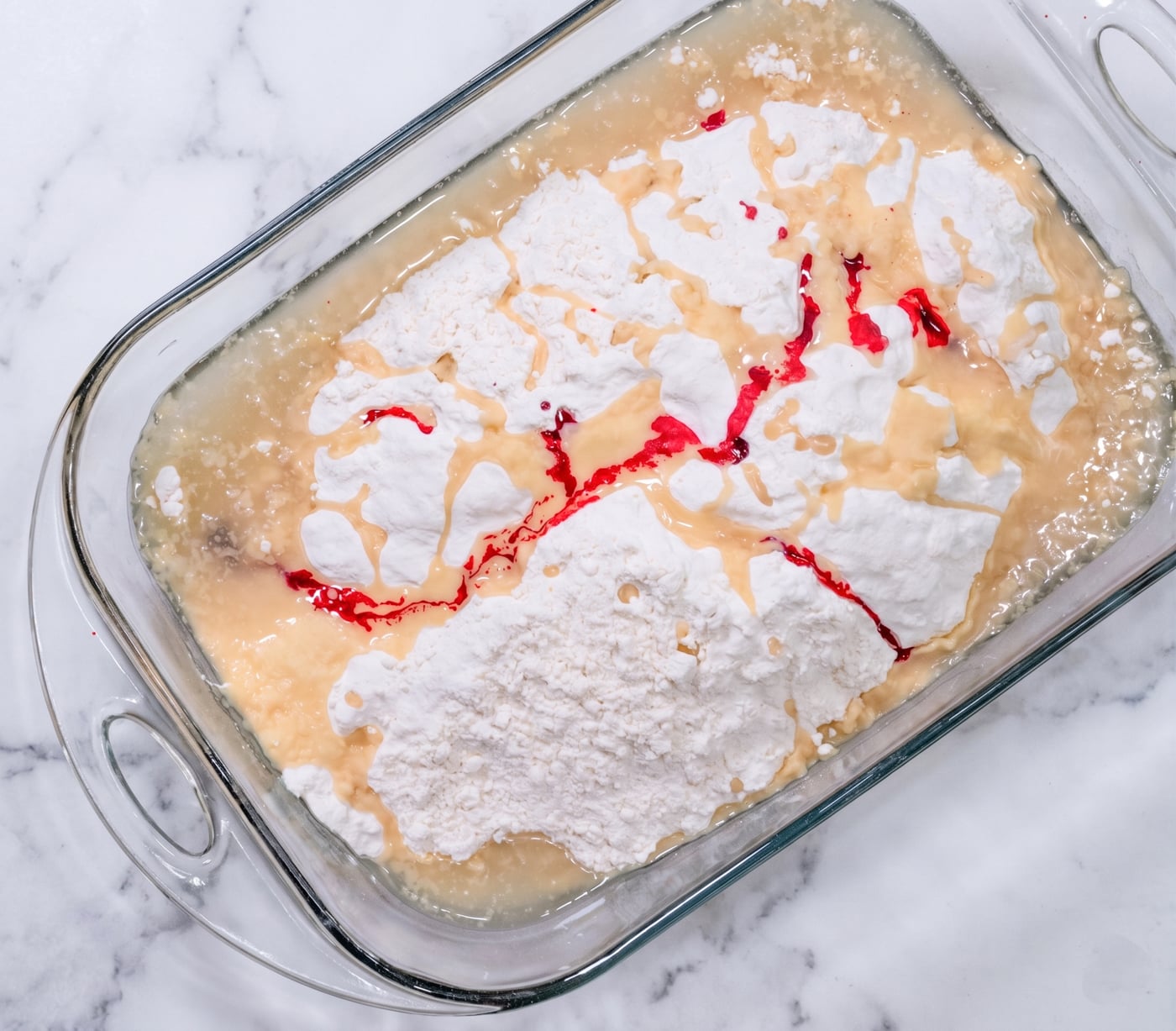 adding food coloring to diy moon sand
