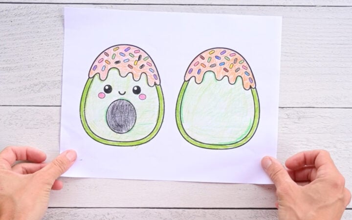DIY Avocado Paper Squishy (with free printable template!) - The Artisan ...