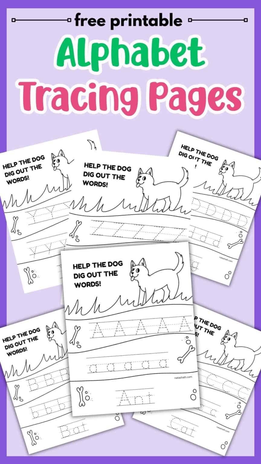 Free Printable Animal Alphabet Handwriting Practice Pages - The Artisan ...