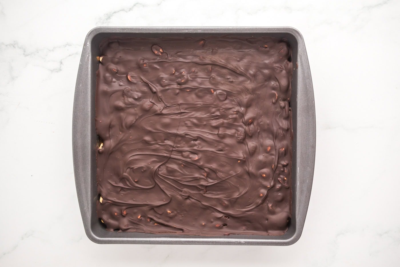 chocolate layer for dairy free healthy snickers bars