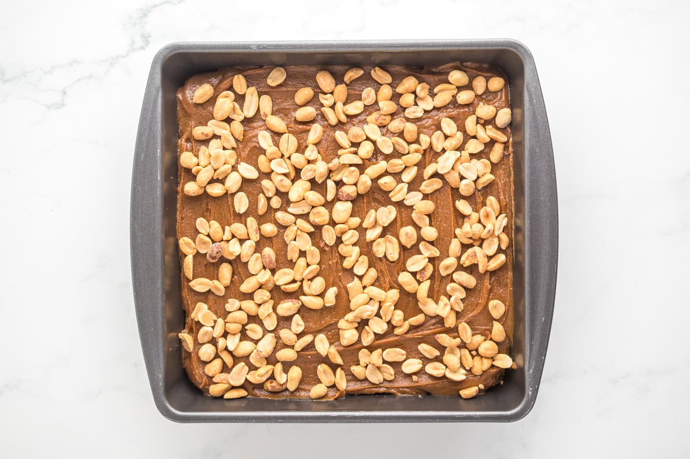 faux caramel and peanuts for dairy free healthy snickers bars