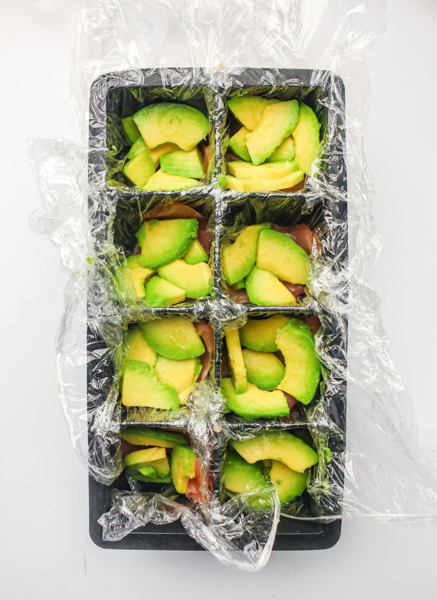ice cube tray with avocado for ice cube tray sushi salmon rolls