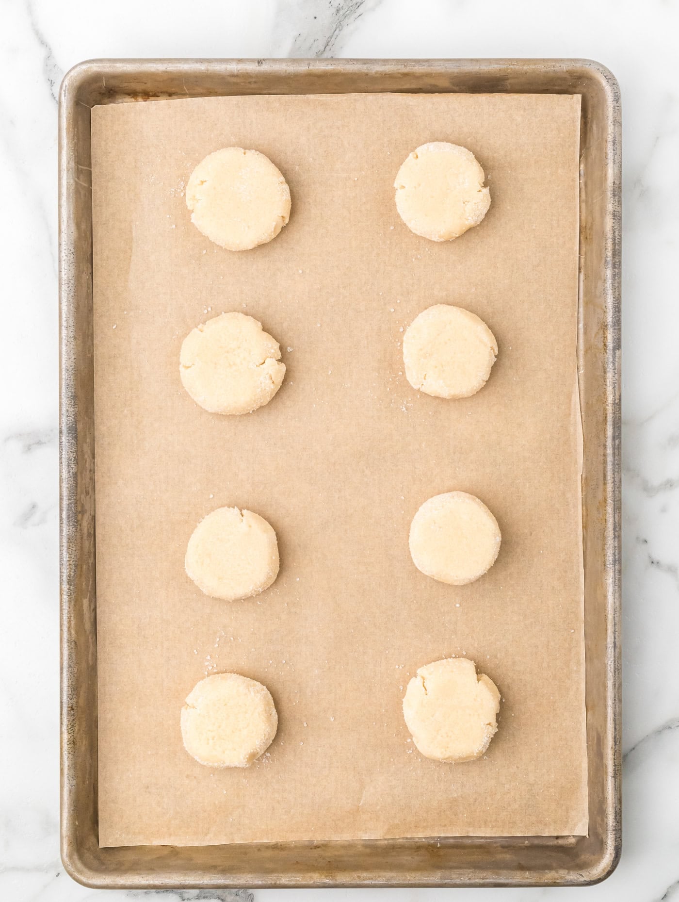 sourdough discard sugar cookies before baking