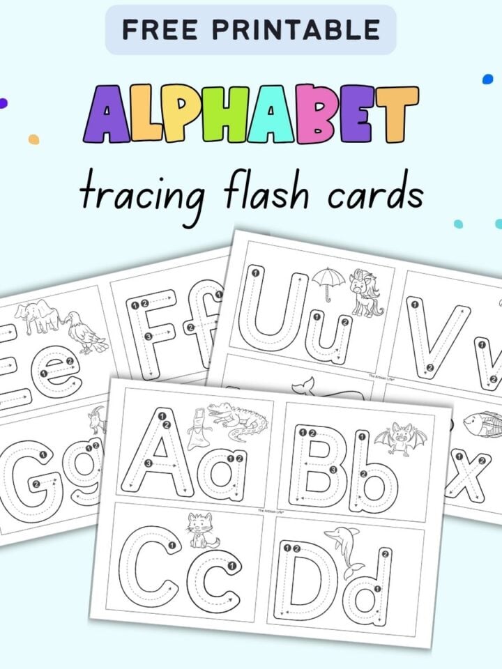 Free Printable Animal Alphabet Crafts A-Z - The Artisan Life