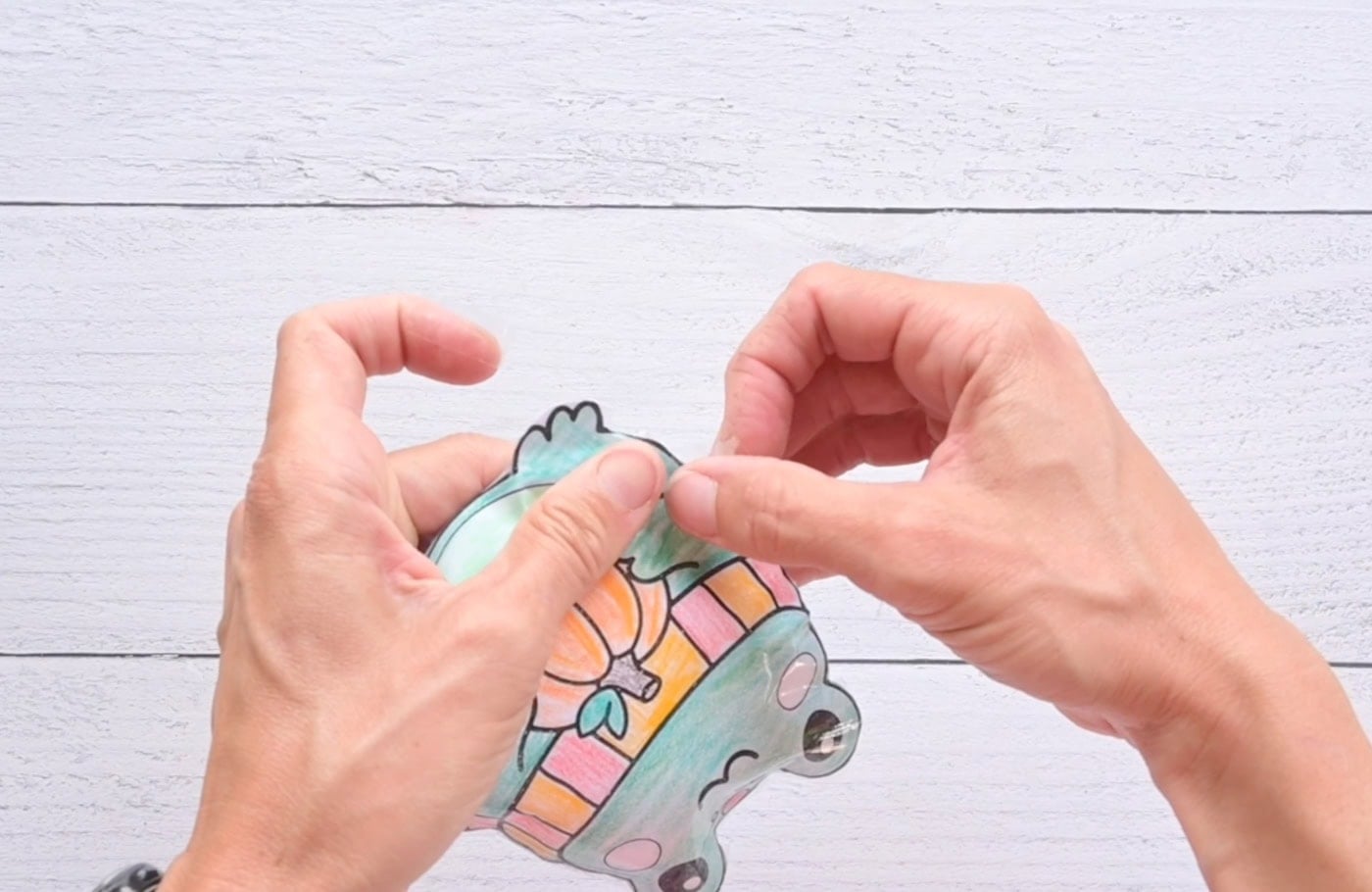 taping a fog paper squishy shut